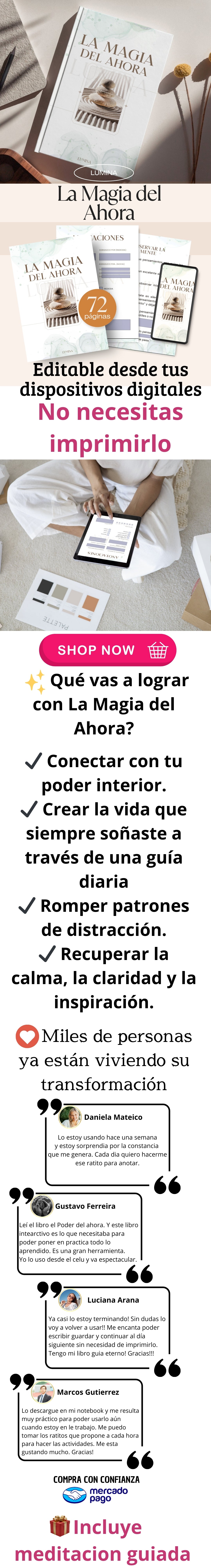 LIBRO "La magia del AHORA"